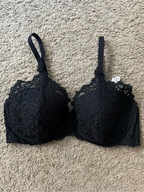 Victoria’s Secret Lined Demi Bra with Lace Overlay